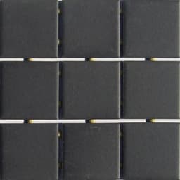 2X2 BLACK UNGLAZED